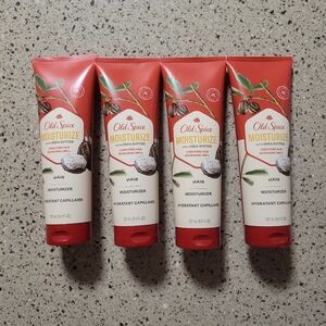 4 Old Spice Hair Conditioner Moisturize W/Shea Butter 8 oz Each Discontinued